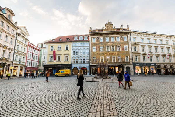 Außenansichten von Gebäuden in Prag — Stockfoto