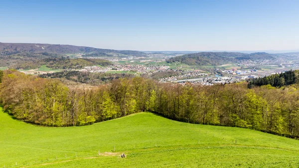 Vallei van de Limmat overzien — Stockfoto