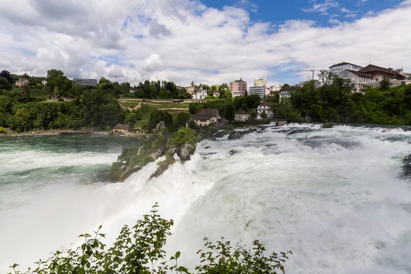 View to the biggest waterfalls of Europe — Stock Photo, Image