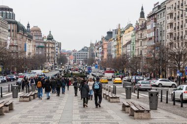 Prag 'daki Wenceslas Meydanı