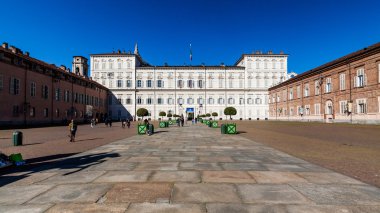 İtalyan şehri Turin dış görünümlerini 