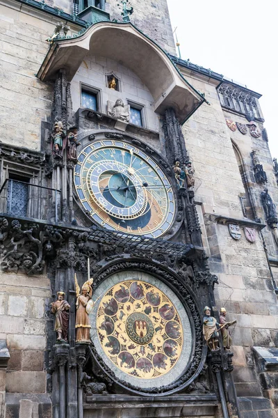 Relógio astronômico em Praga, República Checa — Fotografia de Stock