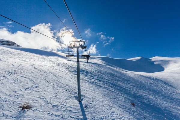 Skigebiet les orres, Hautes-alpes, Frankreich — Stockfoto