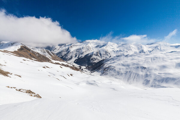 Ski resort Les Orres, Hautes-Alpes, France