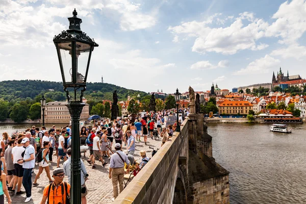 Pohled na Karlův most — Stock fotografie