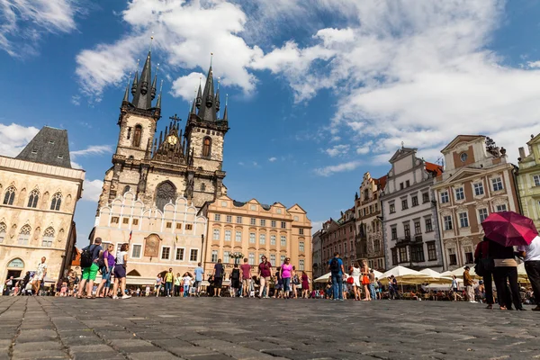 Utsikt över staden Prag i Tjeckien — Stockfoto