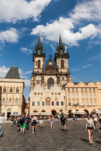 Utsikt över staden Prag i Tjeckien — Stockfoto