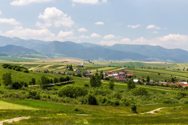 Doğa bölgede Liptov, Slovakya yaz 2015