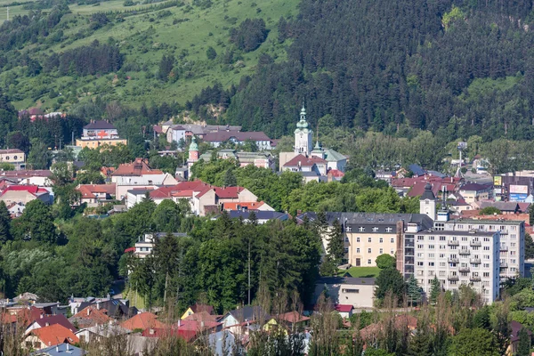 Vue sur la ville de Ruzomberok en Slovaquie — Photo
