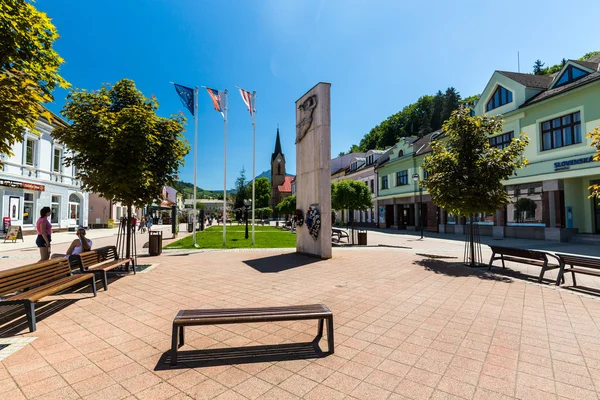 Le centre-ville de Dolny Kubin en Slovaquie — Photo