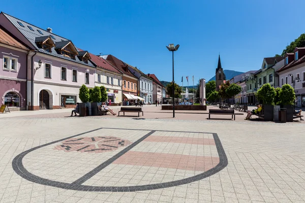 Das Stadtzentrum von dolny kubin in der Slowakei — Stockfoto