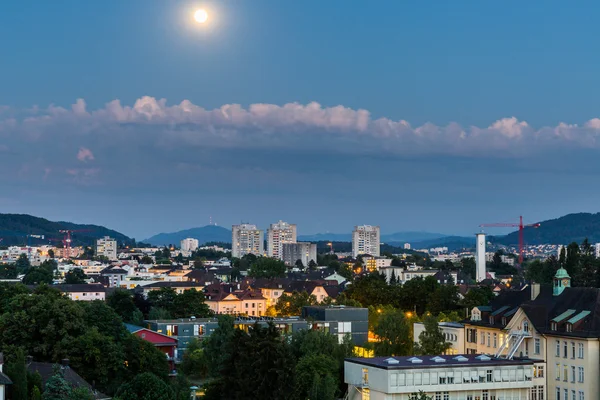 Vista da Mountain Lagern al villaggio di Wettingen — Foto Stock