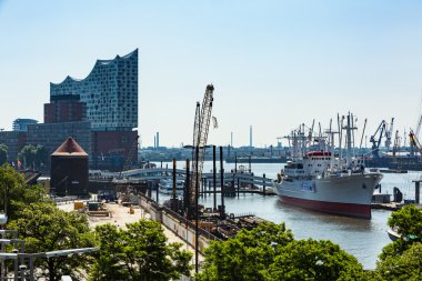 Hamburg liman bina Elbphilharmonie