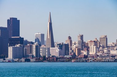 Treasure Island görünümünden San Francisco için
