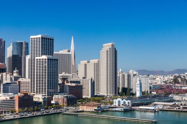 Treasure Island görünümünden San Francisco için