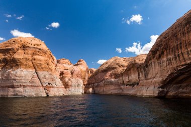 Glen Canyon at the Lake Powell clipart