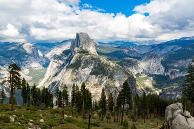 Half Dome in Yosemite National Park, California clipart