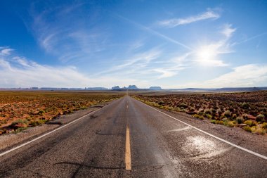Road near Monument Valley clipart