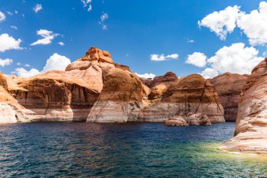 Glen Canyon at the Lake Powell clipart