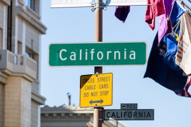 California sokak adı işareti