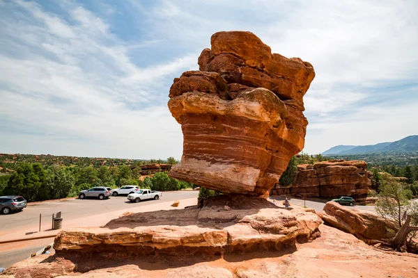 JARDIM DOS DEUS, COLORADO - 26 DE AGOSTO: Vista ao ar livre da — Fotografia de Stock