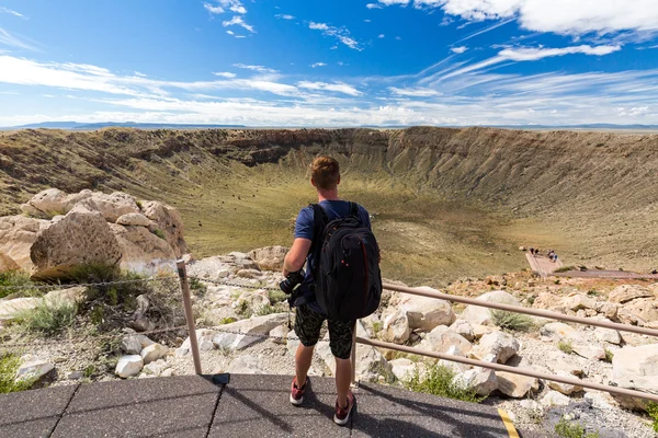 View of the Meteor Crater — 图库照片