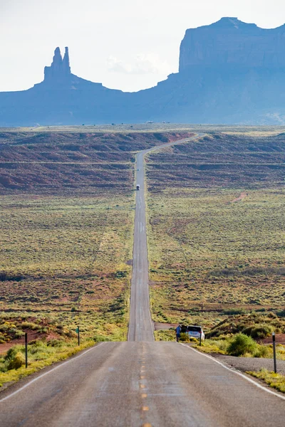 Estrada perto de Monument Valley — Fotografia de Stock