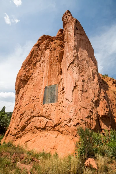 JARDÍN DE LOS DIOSES, COLORADO - 26 DE AGOSTO: Vistas al aire libre de — Foto de Stock