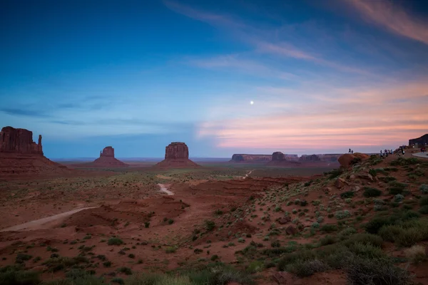 Monument valley vid solnedgången — Stockfoto