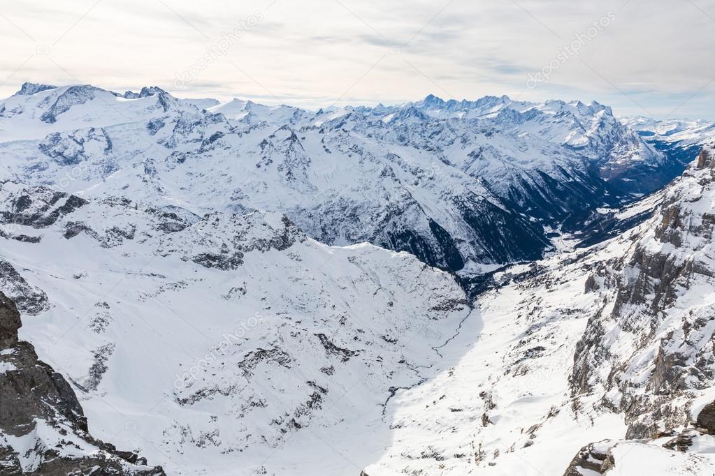 Views from the ski resort Engelberg, Switzerland