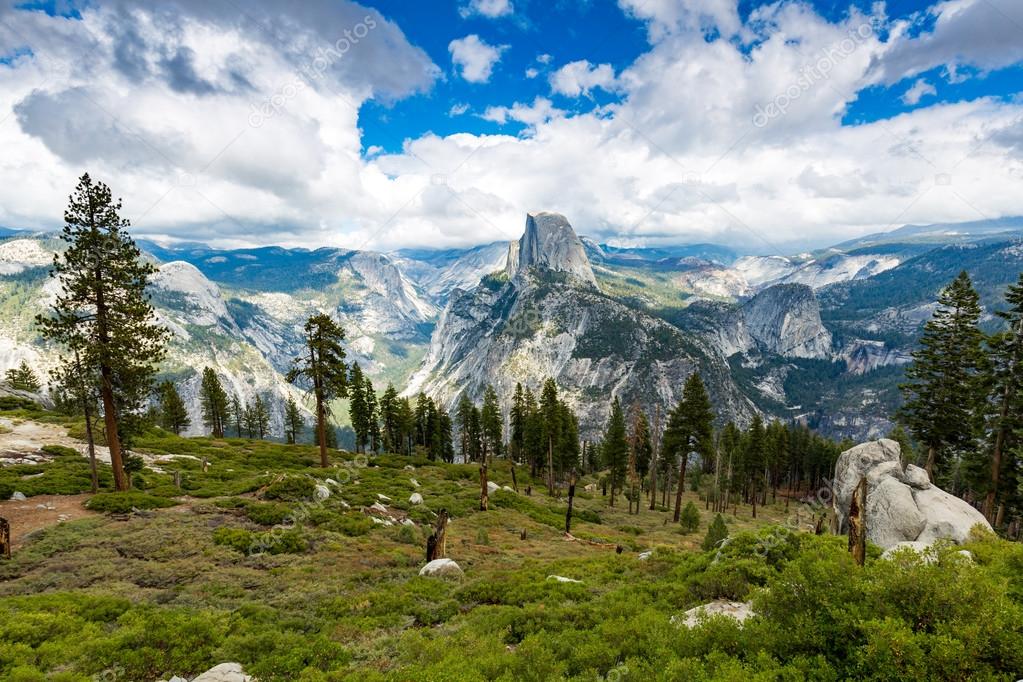 Half Dome in Yosemite National Park, California