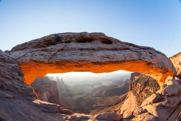 Mesa Arch all'alba — Foto Stock