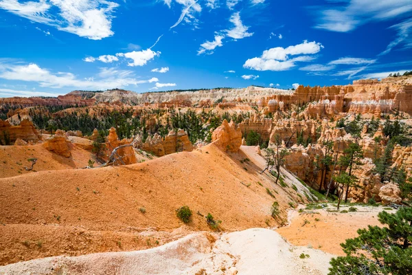 Views of the hiking trails in Bryce Canyon National Park — Stock Photo, Image