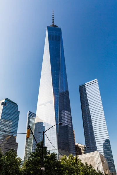 Vistas do arranha-céu de um World Trade Center — Fotografia de Stock