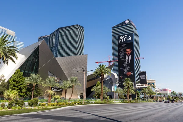 Las Vegas, buitenkant weergaven van de Aria-Casino — Stockfoto