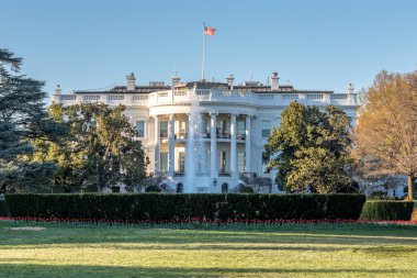 Washington'daki Beyaz Saray'nın Güney çim