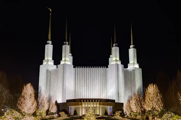 Washington D.C. Temple, A Igreja de Jesus Cristo dos Últimos Dias Imagens Royalty-Free