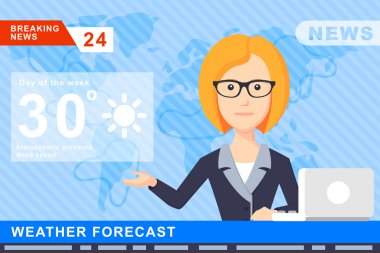 Spiker düz vektör çizim