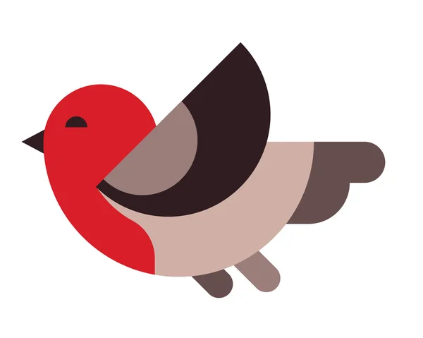 Illustration d'un petit oiseau — Image vectorielle