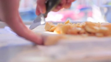 Şef hamur pasta için keser