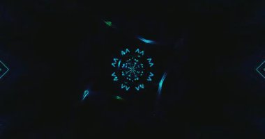 soyut kaleydoskopik ışıklar arka plan, mandala.