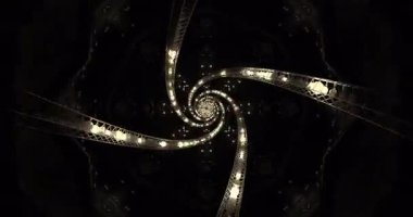 Spiral tunnel video loop with vibrant lights and seamless transitions creating an immersive visual experience