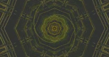 Yeşil renklerde hayali fraktal arkaplan 