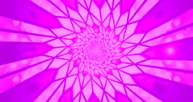 soyut parlak pembe mandala konsept görünümü