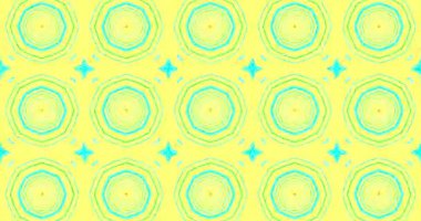 Seamless tunnel video loop screensaver featuring vibrant geometric patterns