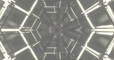 Büyüleyici bir ekran koruyucu tasarımda kusursuz döngü görsel efektleriyle büyüleyici tüneli deneyimleyin