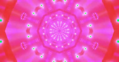 Create a seamless tunnel video loop with vibrant lights and mesmerizing patterns for immersive screensaver experience