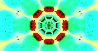 Dynamic tunnel video loop creating a vibrant visual experience with seamless transitions and engaging patterns