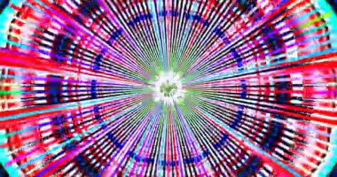 Experience vibrant tunnel video loop with seamless motion and immersive visuals in bright green tones for an engaging screensaver