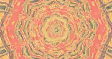 Colorful tunnel video loop creating an immersive experience with seamless patterns and dynamic movement